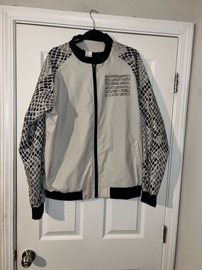 TRILL+LUX Snakeskin Light Bone | Retro Jordan 11 Bomber men’s XL